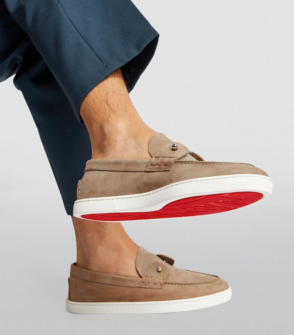Christian Louboutin Christian Louboutin Chambeliboat Suede Loafers