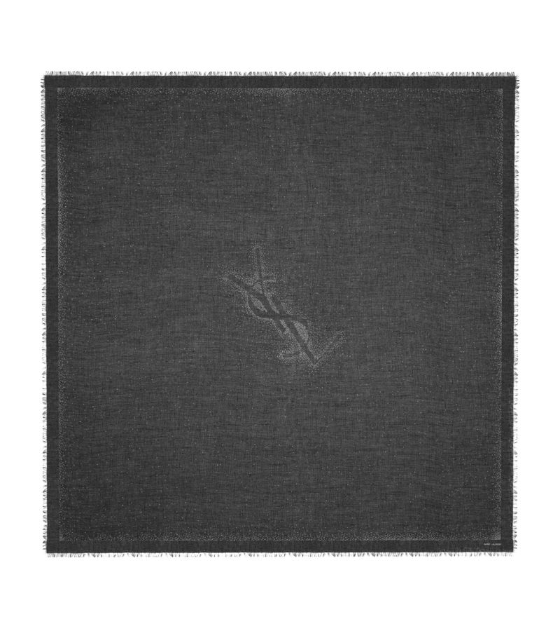 Saint Laurent Saint Laurent Monogram Scarf