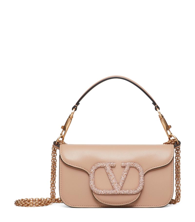 VALENTINO GARAVANI Valentino Garavani Leather Locó Top-Handle Bag