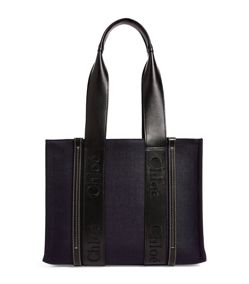 Chloé Chloé Medium Denim Woody Tote Bag