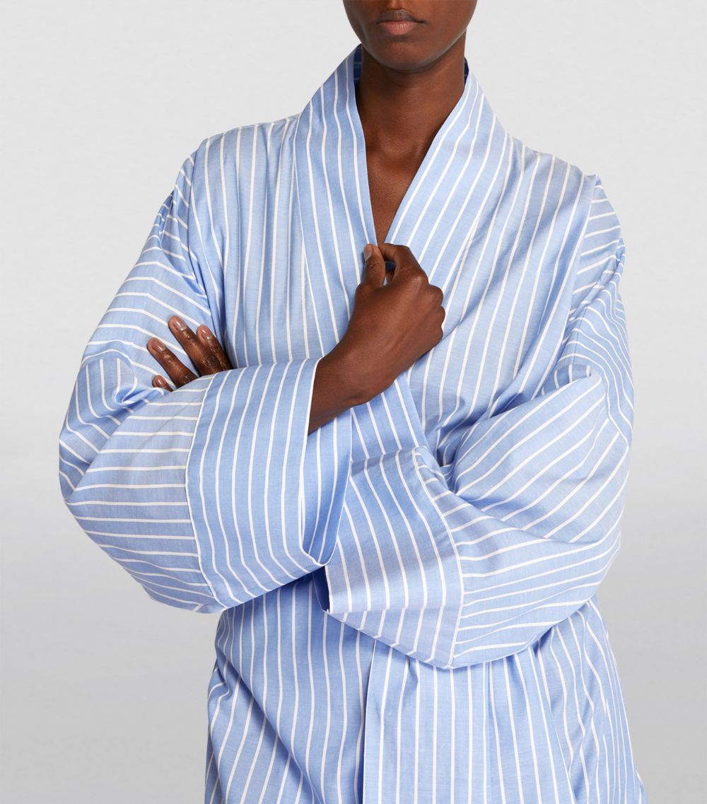 Asceno Asceno Striped Athens Robe