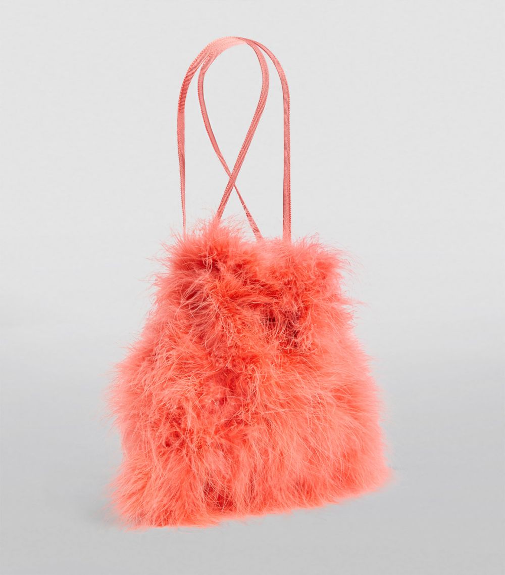 Yves Salomon Yves Salomon Mini Feather Top-Handle Bag