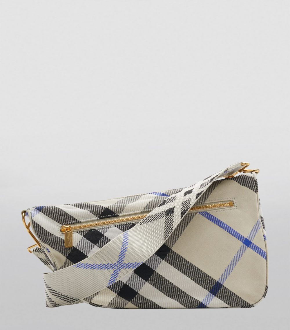 Burberry Burberry Medium Check Shield Messenger Bag