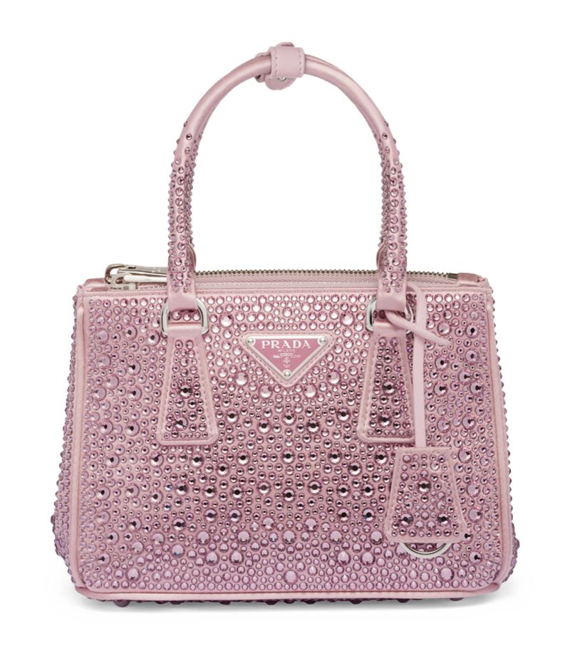 Prada Prada Mini Embellished Galleria Top-Handle Bag