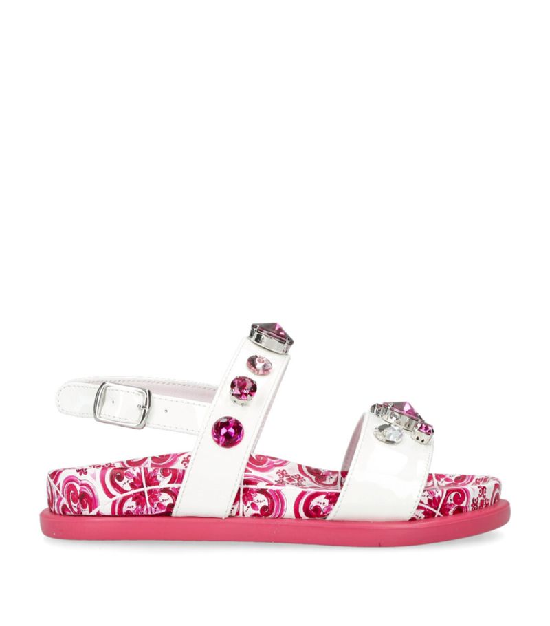 Dolce & Gabbana Dolce & Gabbana Kids Embellished Vernice Sandals