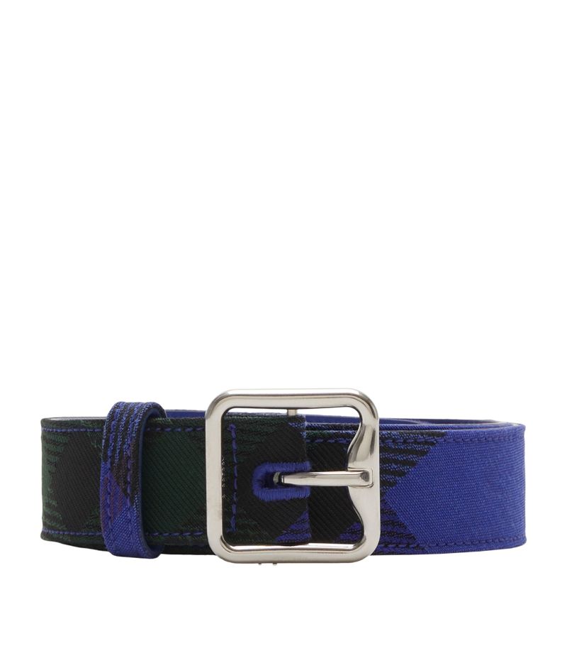 Burberry Burberry Leather Check Belt