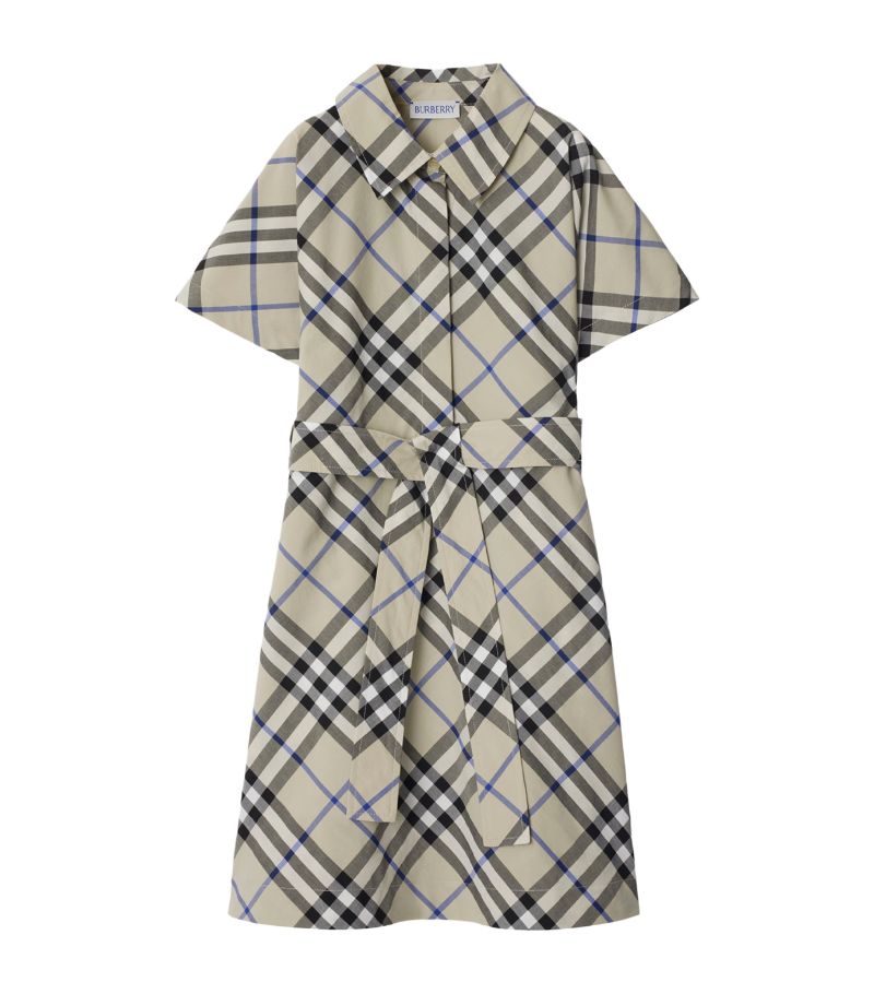 Burberry Burberry Kids Cotton Check Shirt Dress (3-14 Years)