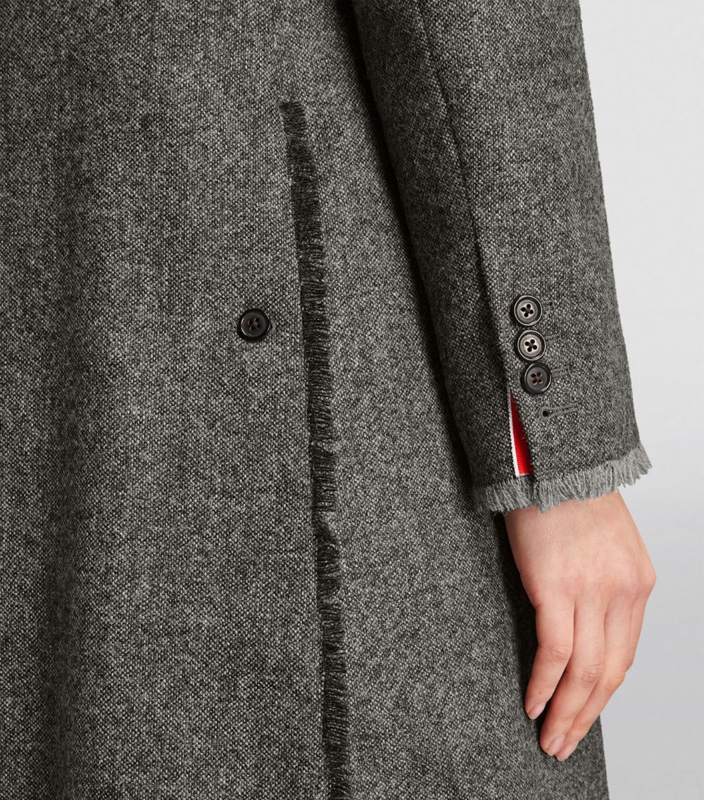 Thom Browne Thom Browne Wide-Lapel Overcoat