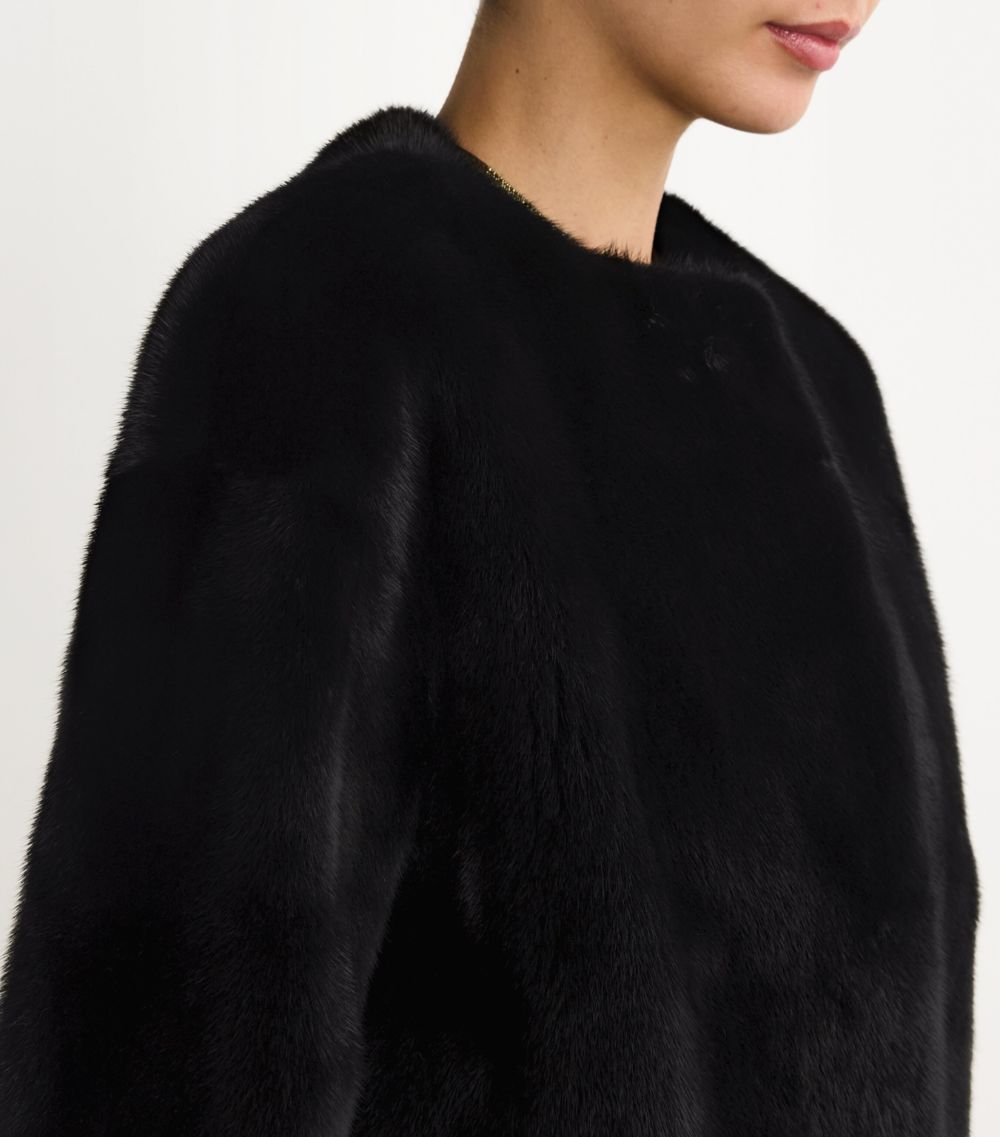 Yves Salomon Yves Salomon Long-Haired Mink Jacket