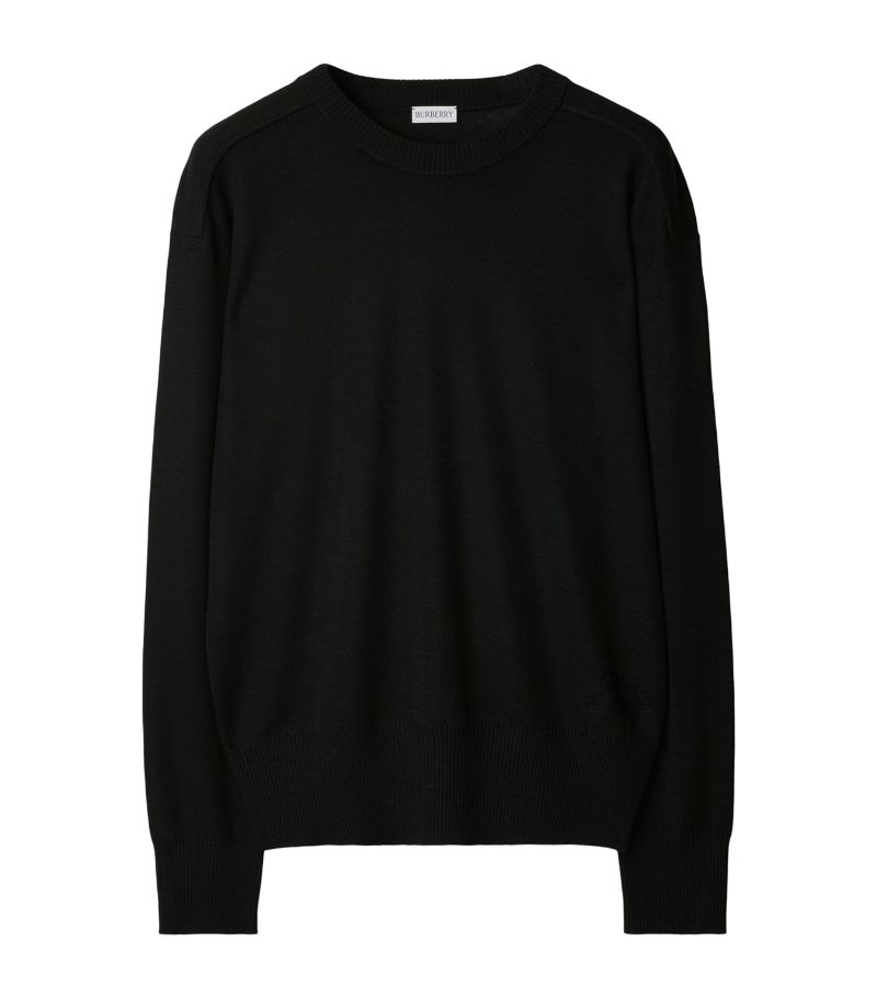 Burberry Burberry Wool Crew-Neck Sweater