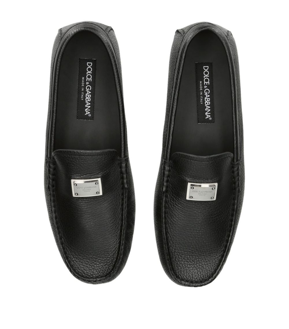 Dolce & Gabbana Dolce & Gabbana Leather Driver Loafers