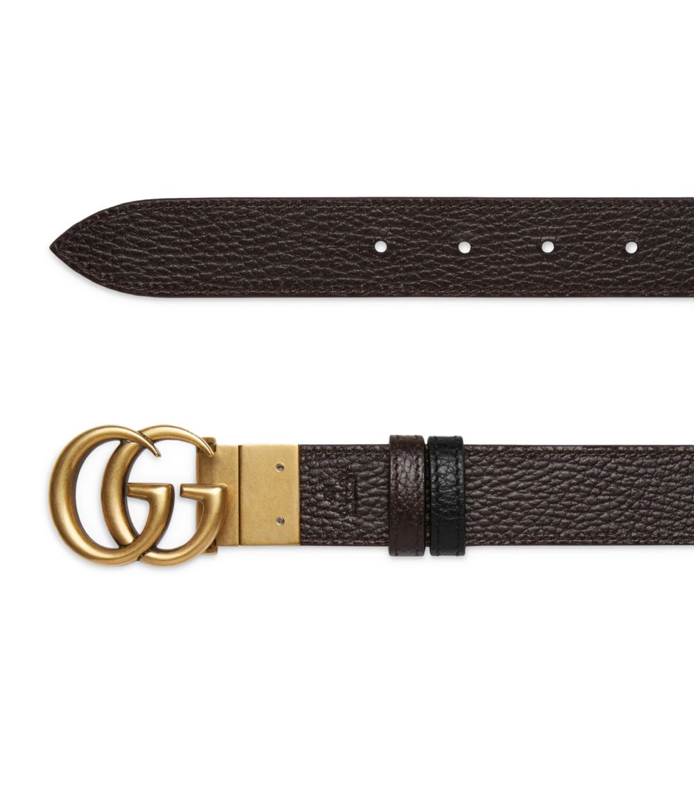 Gucci Gucci Reversible Gg Marmont Belt