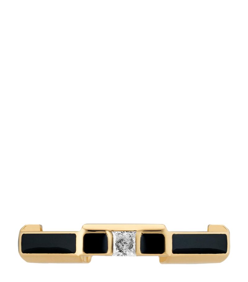 Gucci Gucci Yellow Gold And Diamond Link To Love Ring