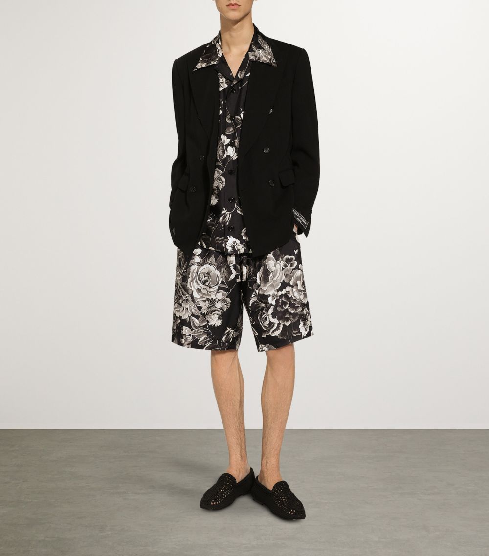 Dolce & Gabbana Dolce & Gabbana Silk Floral Bermuda Shorts