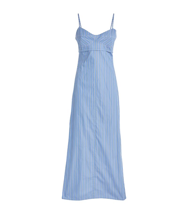 Victoria Beckham Victoria Beckham Cami Striped Maxi Dress