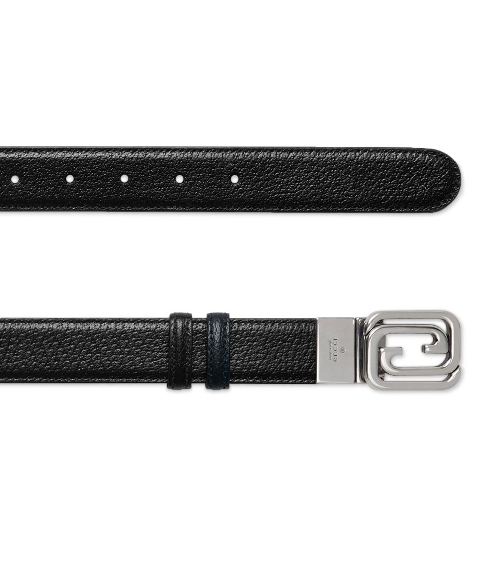 Gucci Gucci Leather Reversible Interlocking G Belt