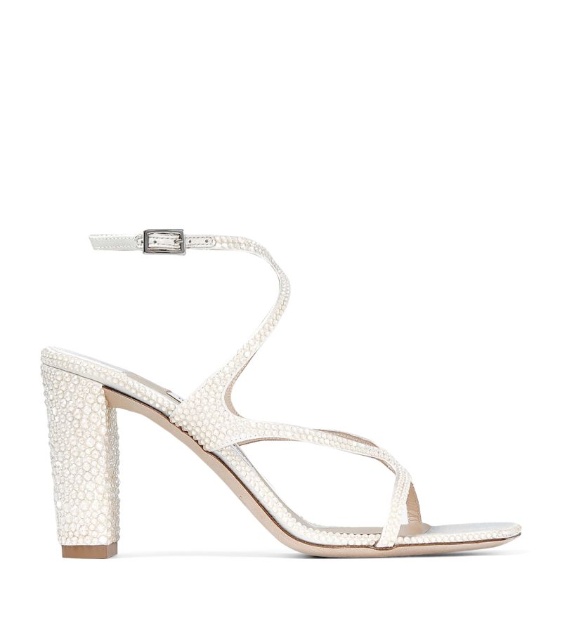 Jimmy Choo Jimmy Choo Azie 85 Leather Embellished Sandals