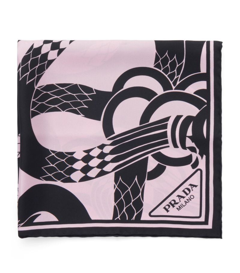 Prada Prada Silk Snake Scarf