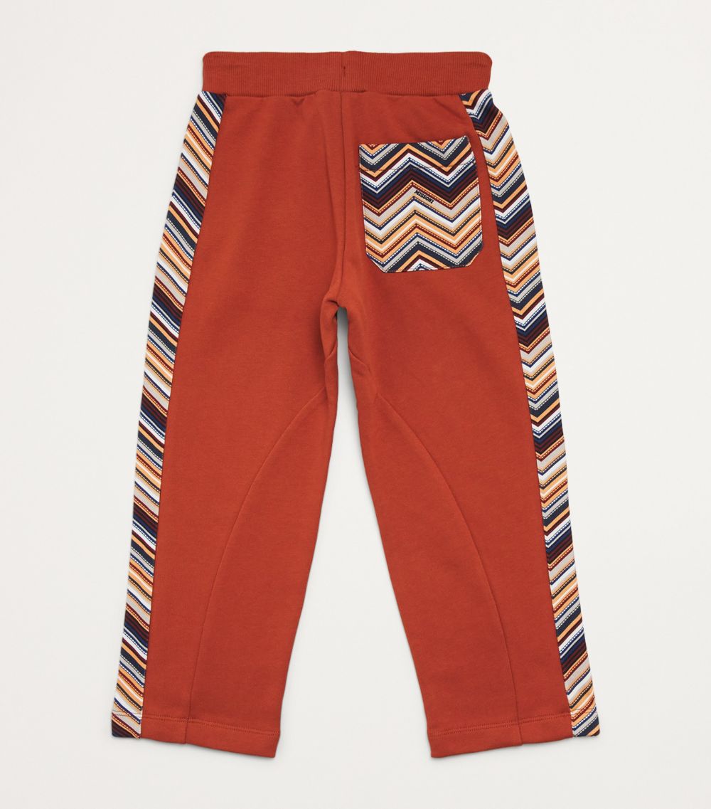 Missoni Kids Missoni Kids Cotton Zig-Zag Trim Sweatpants (12-14 Years)