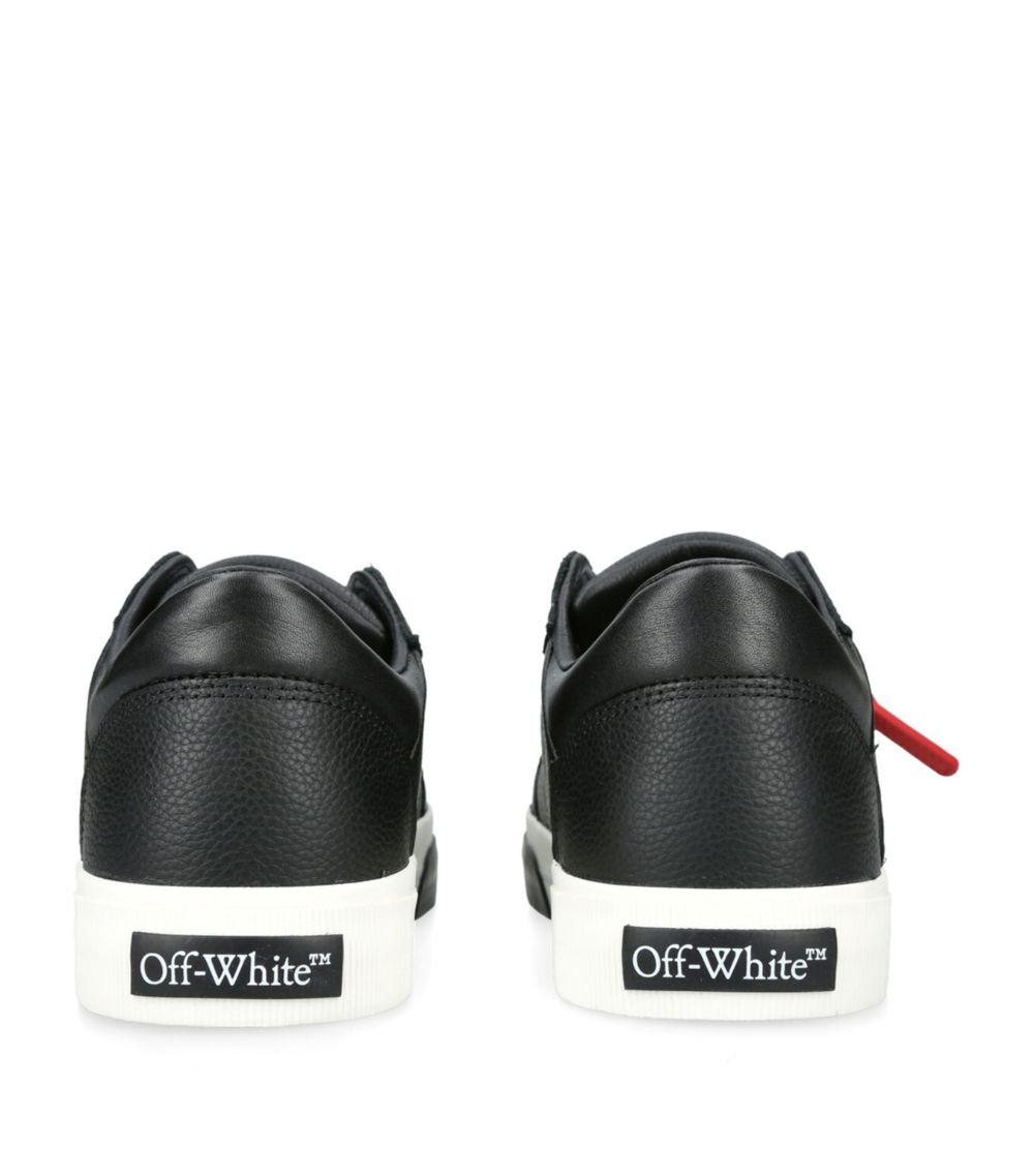 OFF-WHITE Off-White Leather New Vulcanized Low-Top Sneakers