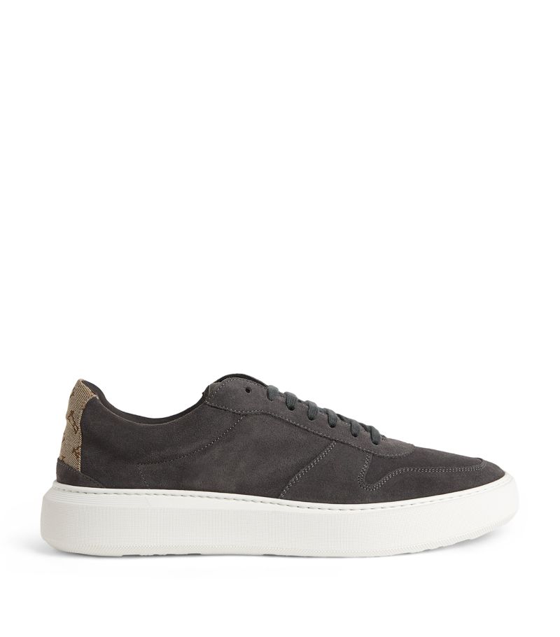 Herno Herno Suede Monogram Logo Sneakers