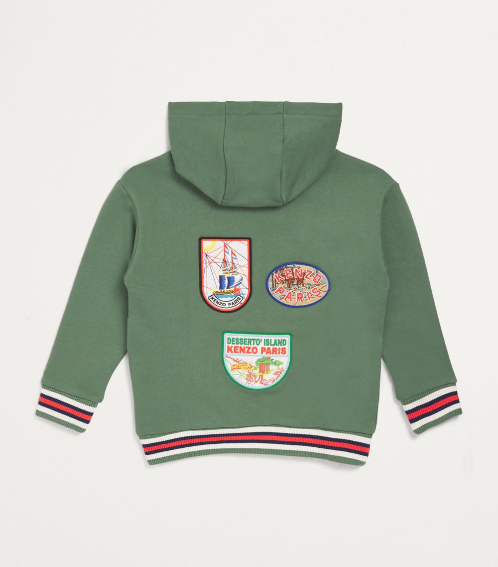 Kenzo Kids Kenzo Kids Cotton Embroidered Hoodie (2-14 Years)