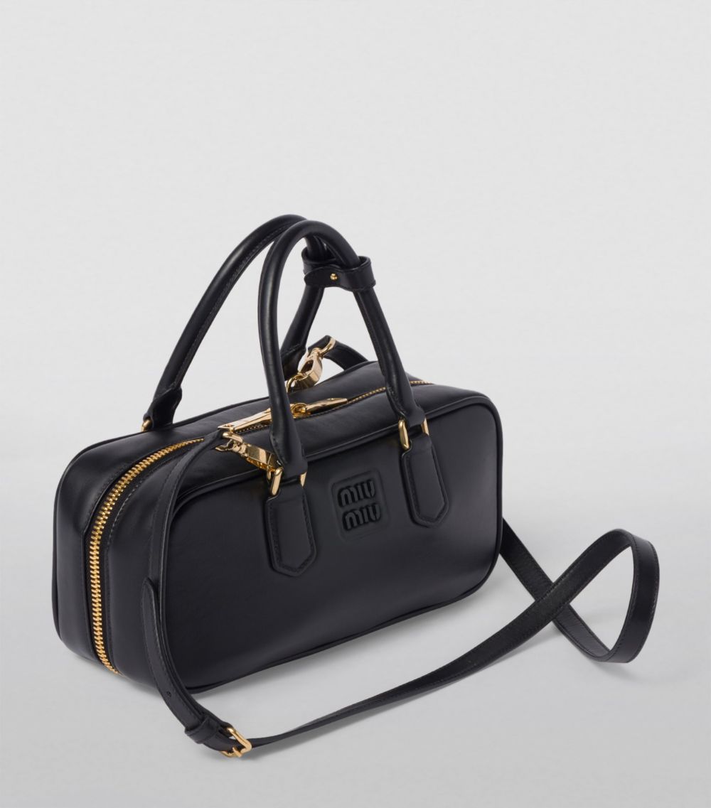 Miu Miu Miu Miu Small Nappa Leather Arcadie Top-Handle Bag