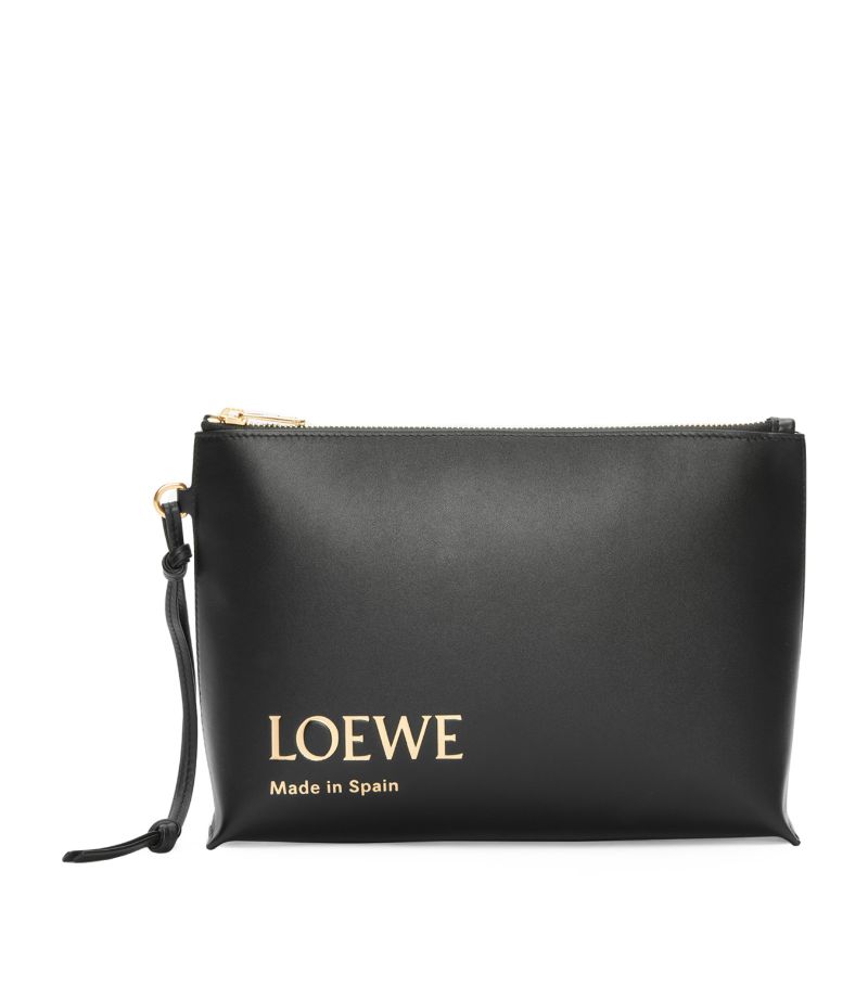 Loewe Loewe Leather Logo T Pouch