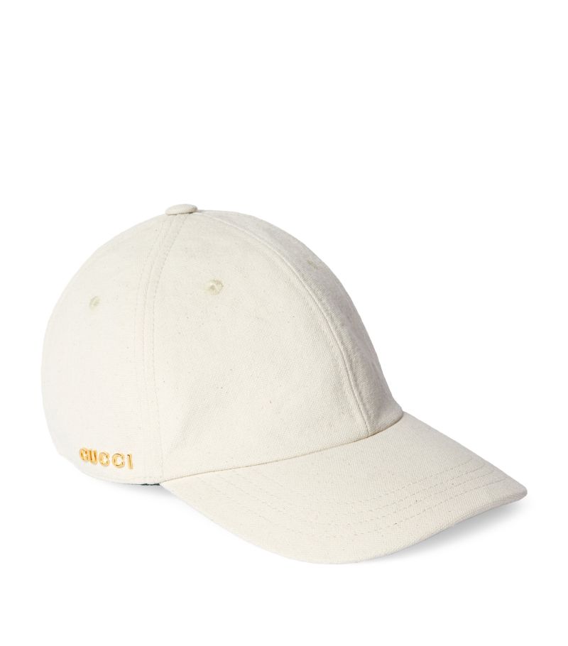 Gucci Gucci Canvas Logo Baseball Cap