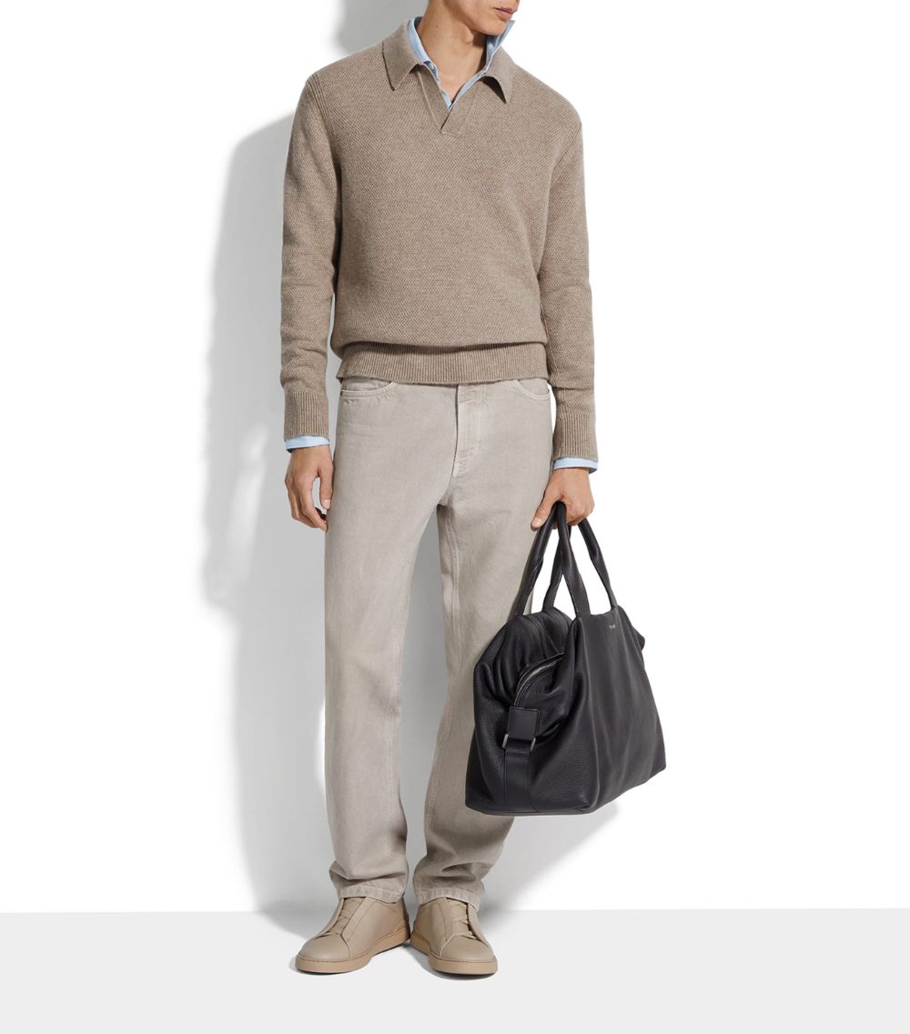 zegna Zegna Oasi Cashmere Polo Shirt