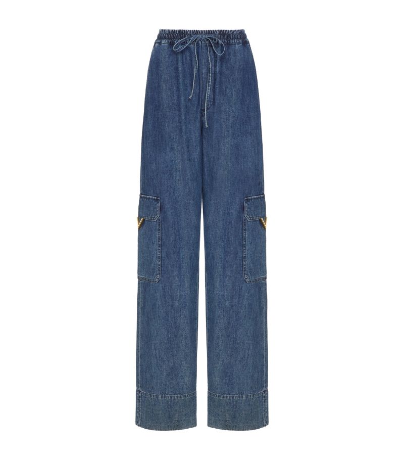 VALENTINO GARAVANI Valentino Garavani Denim Cargo Trousers