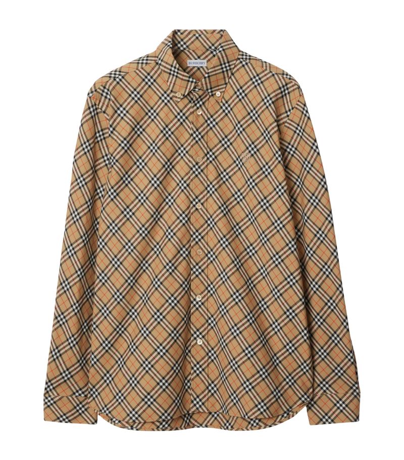 Burberry Burberry Check Shield Monogram Shirt