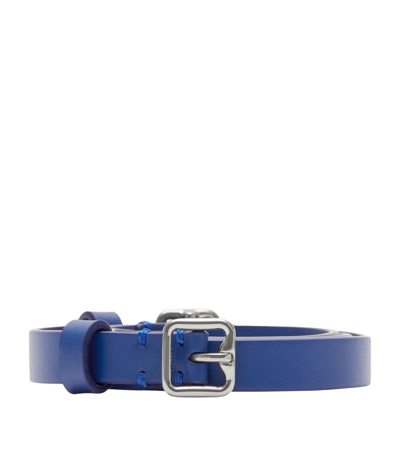 Burberry Burberry Leather Double-B-Buckle Belt