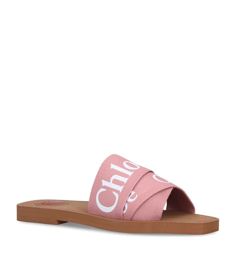 Chloé Chloé Logo Woody Sandals