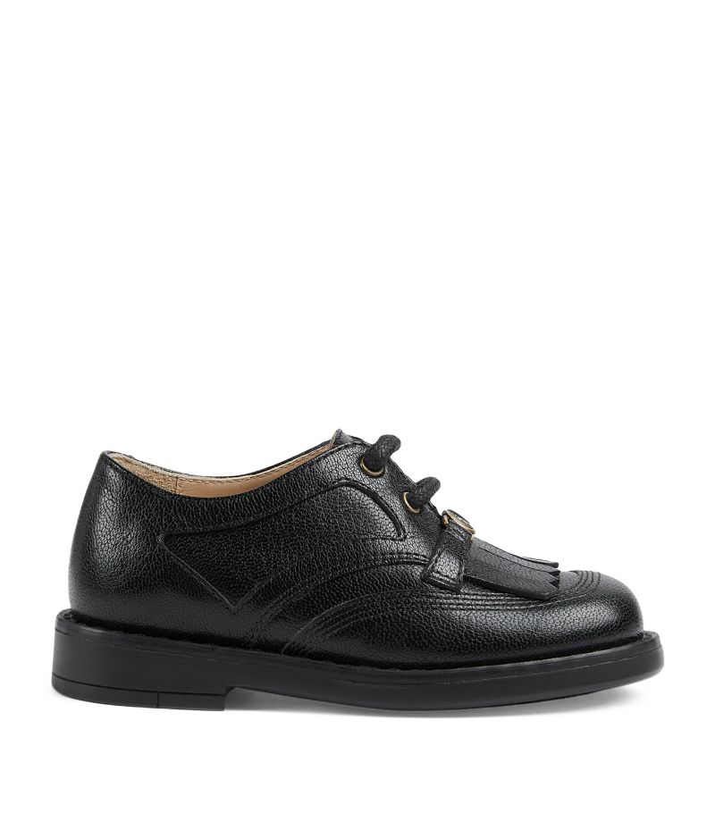 Gucci Gucci Kids Leather Double G Brogues