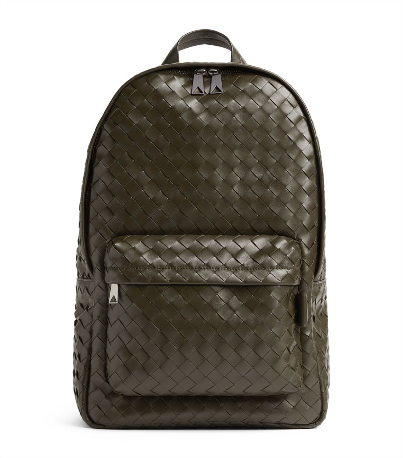 Bottega Veneta Bottega Veneta Calfskin Intrecciato Backpack