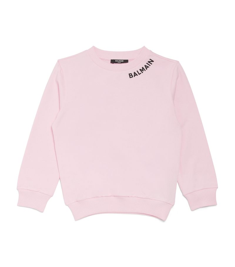 Balmain Balmain Kids Embroidered-Logo Sweatshirt (4-14 Years)