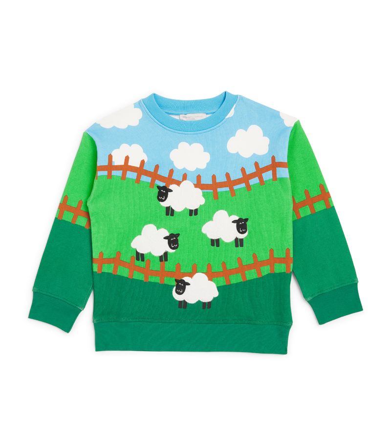 Stella McCartney Kids Stella Mccartney Kids Organic Cotton Sheep Sweatshirt (2-14 Years)