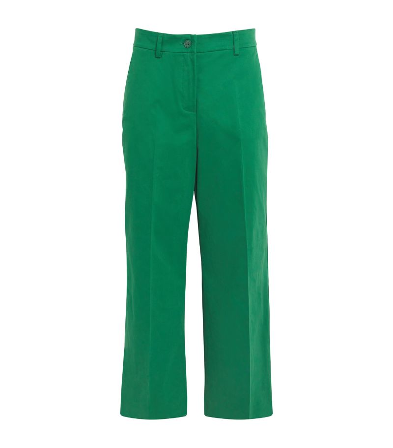 Weekend Max Mara Weekend Max Mara Cropped Wide-Leg Trousers