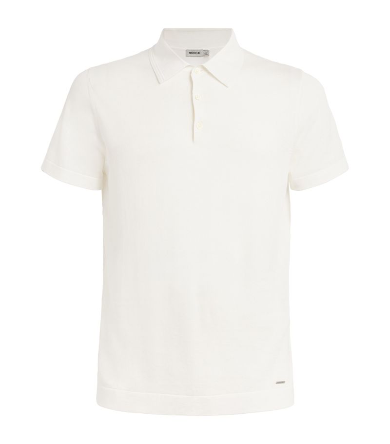 Simkhai Simkhai Cotton Barron Polo Shirt