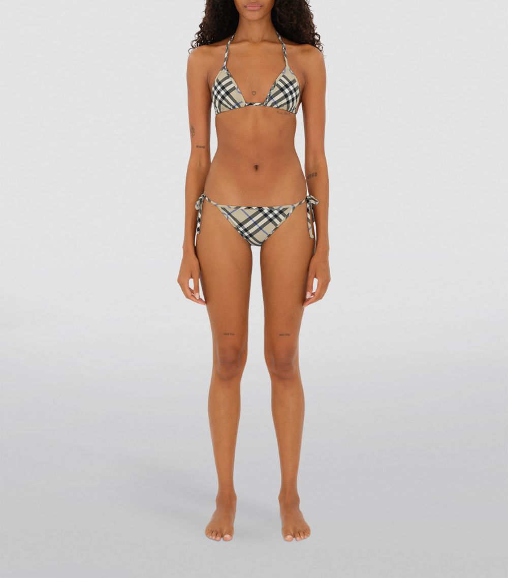 Burberry Burberry Burberry-Check Bikini Bottoms