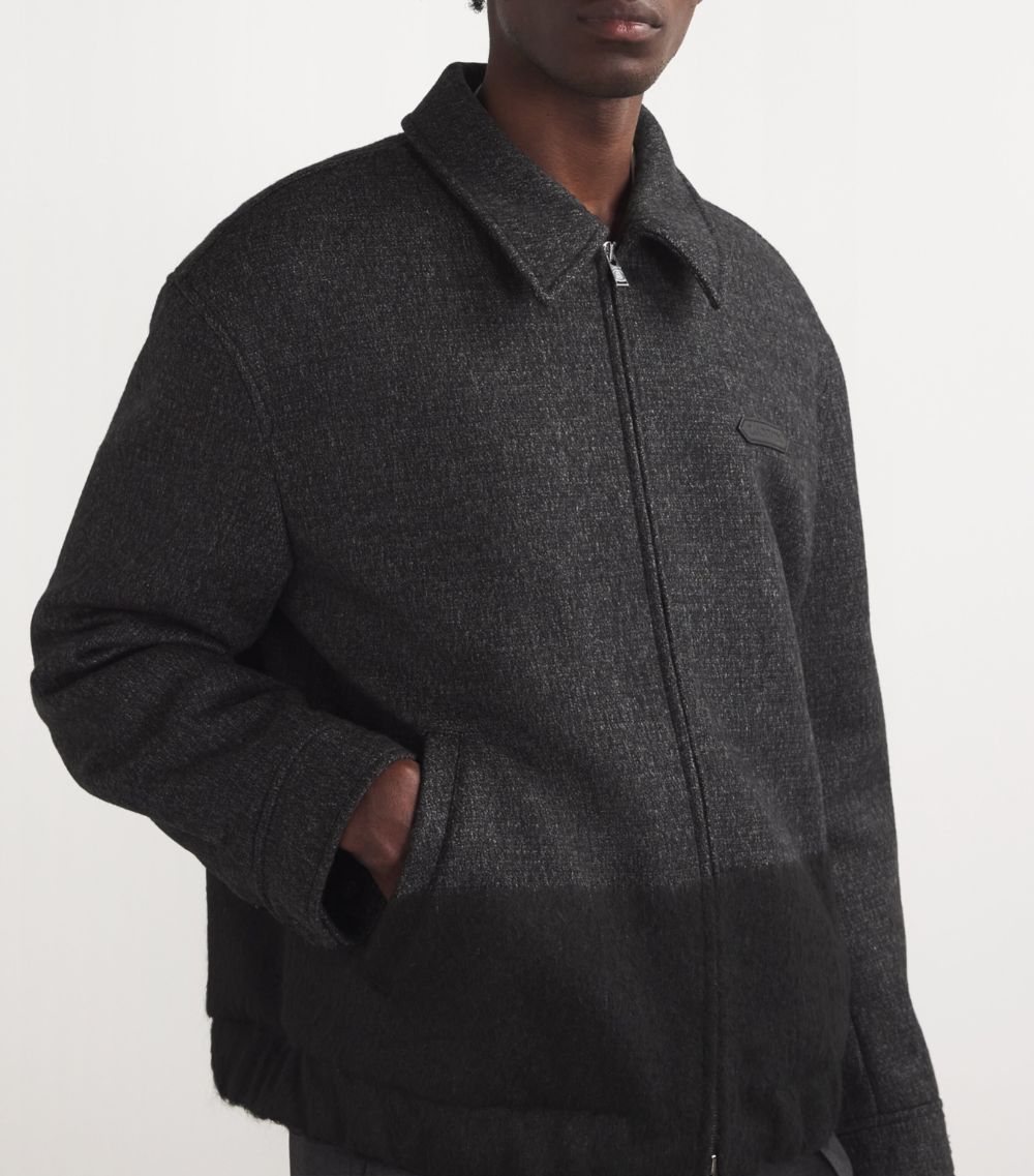 Lanvin Lanvin Wool-Blend Bomber Jacket