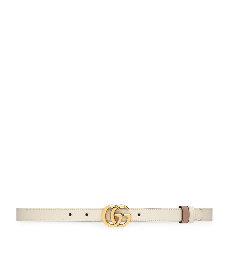 Gucci Gucci Leather Reversible Double G Belt