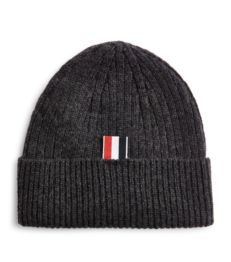 Thom Browne Thom Browne Cashmere 4-Bar Beanie