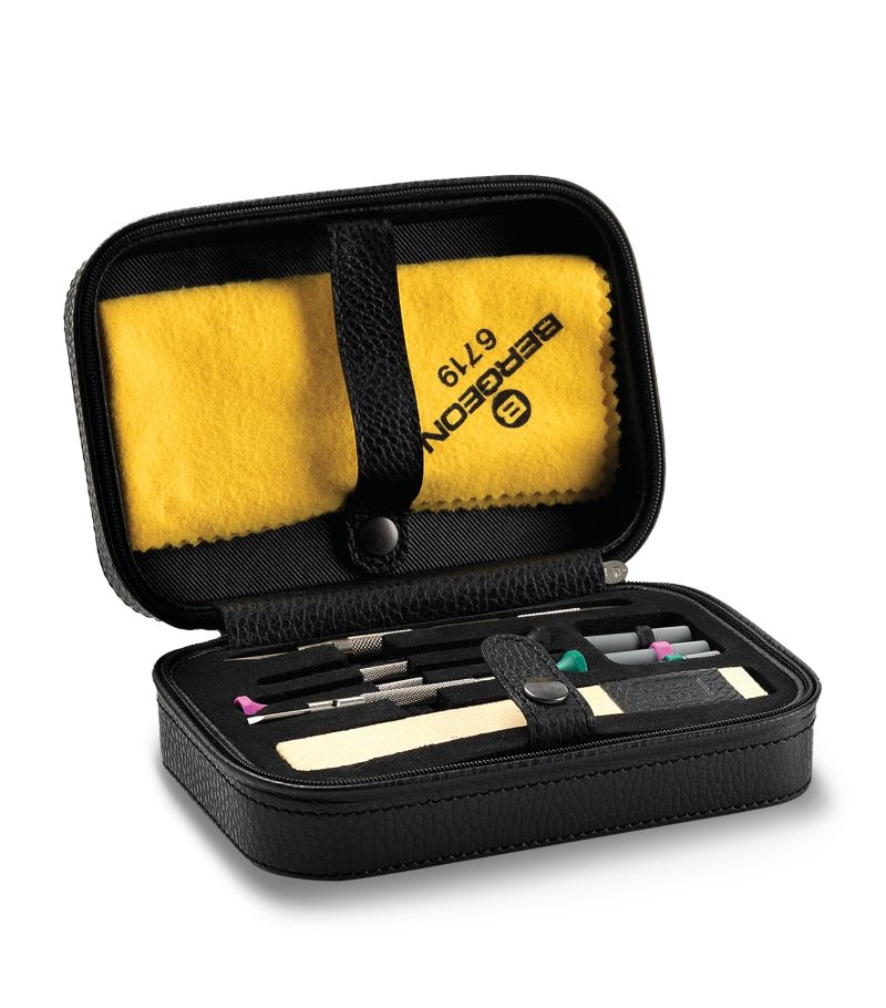 Scatola Del Tempo Scatola Del Tempo Leather Watch Repair Toolbox