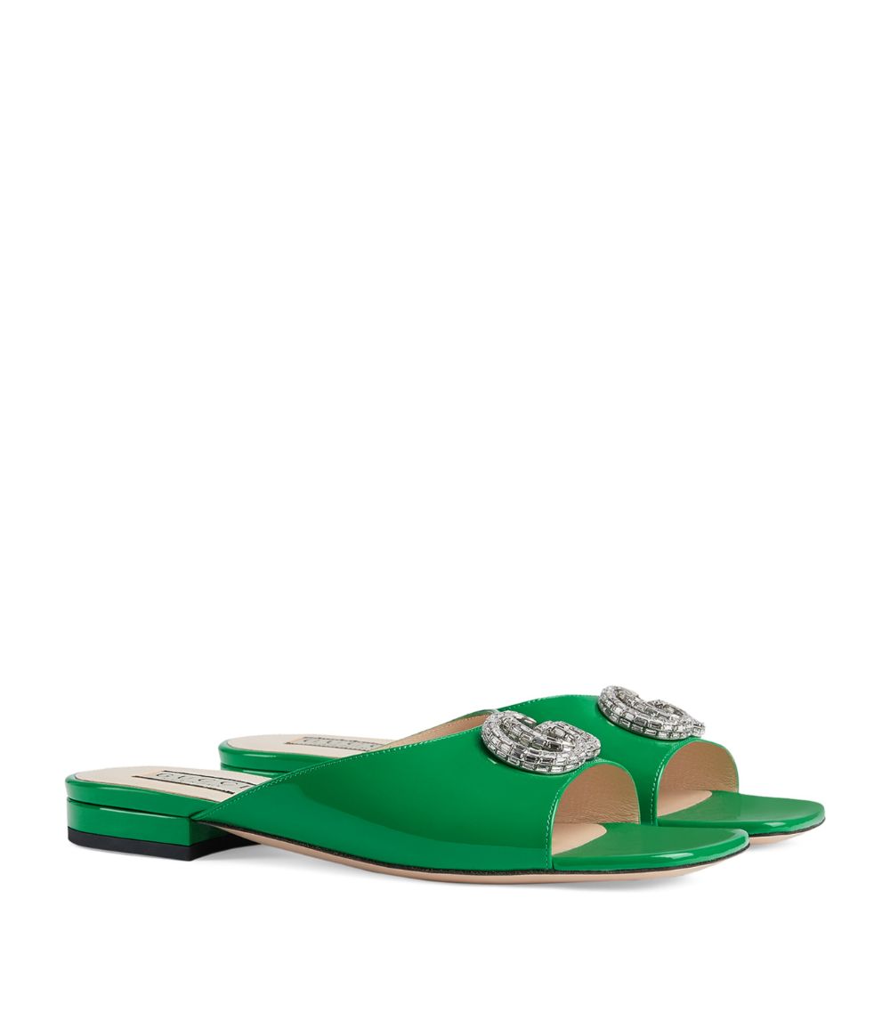 Gucci Gucci Leather Double G Sandals