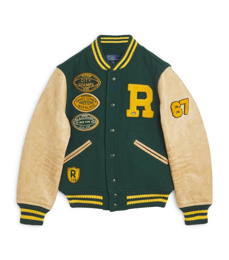 Ralph Lauren Kids Ralph Lauren Kids Wool-Blend Varsity Jacket (6-14 Years)