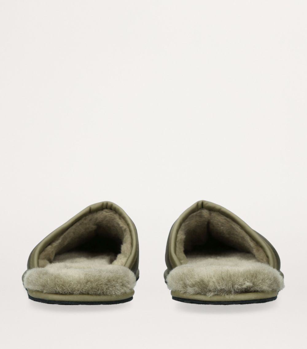 Ugg Ugg Leather Scuff Slippers