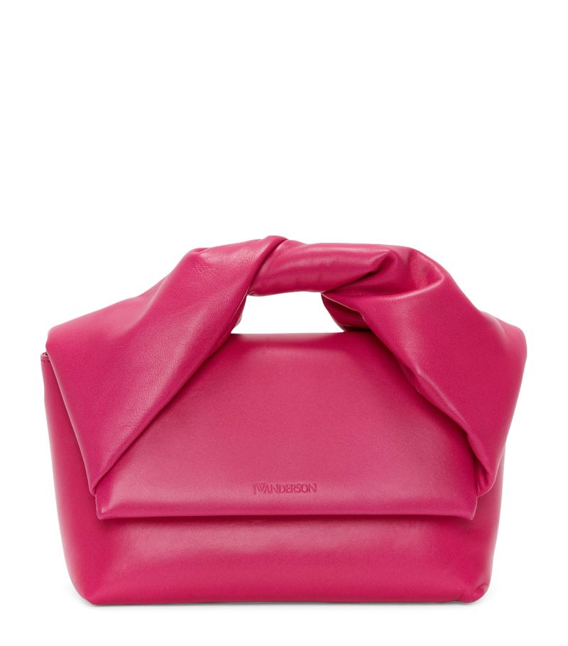 Jw Anderson Jw Anderson Medium Leather Twister Top-Handle Bag