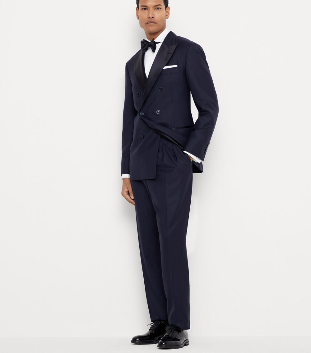 Brunello Cucinelli Brunello Cucinelli Virgin Wool-Silk Twill Tuxedo